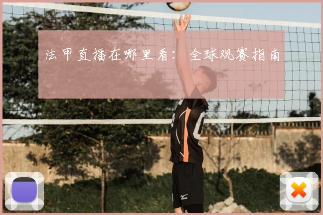 法甲直播在哪里看：全球观赛指南